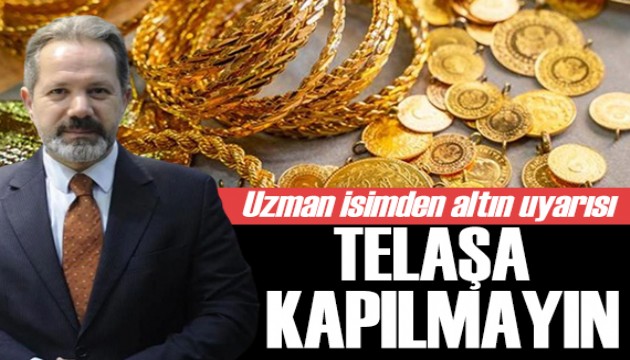 İslam Memiş'ten altın uyarısı: Telaşa kapılmayın