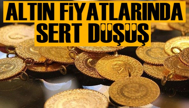 Altın fiyatlarında sert düşüş