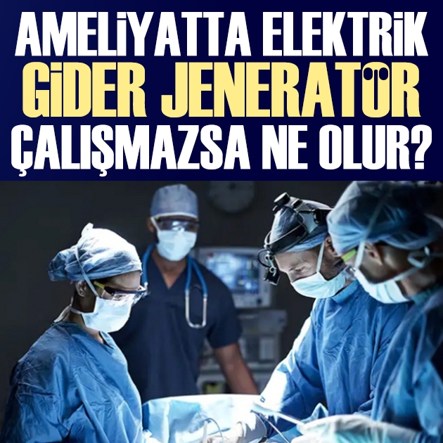 Ameliyatta elektrikler gider ve jeneratör çalışmazsa ne olur? Dr. Furkan Ümit Bal açıkladı