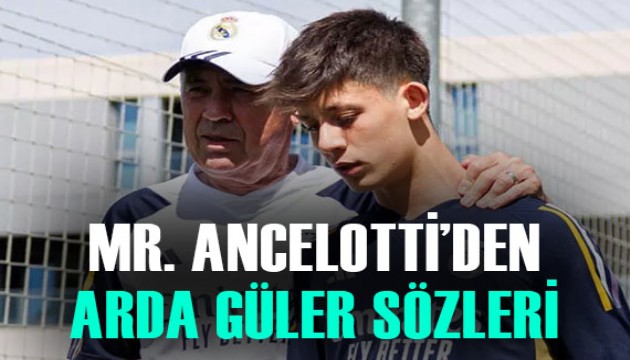 Real'in teknik direktörü Carlo Ancelotti, Arda Güler hakkında konuştu