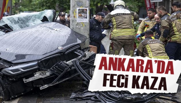 Ankara'da feci kaza: Ölü ve yaralılar var