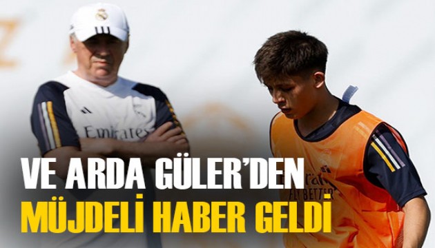 Real Madrid'de yüzler gülüyor! Arda Güler, tahmin edilenden önce döndü