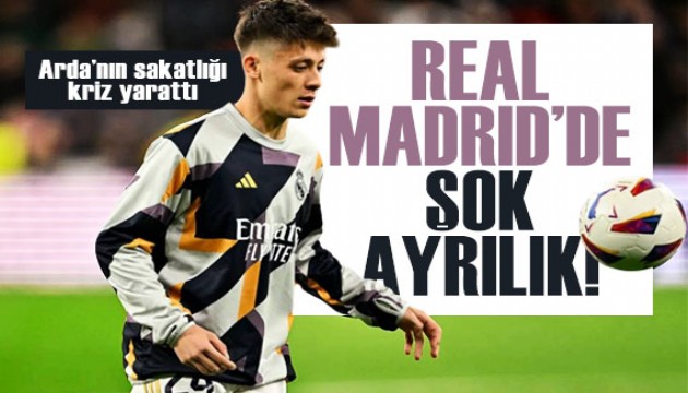 Arda Güler'in sakatlığı krize neden oldu... Real Madrid'de şok ayrılık!