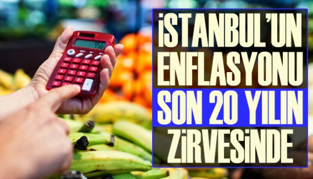 İstanbul'un enflasyonu yüzde 55'i aştı