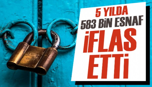 Başkanlık sisteminde 583 bin esnaf iflas etti