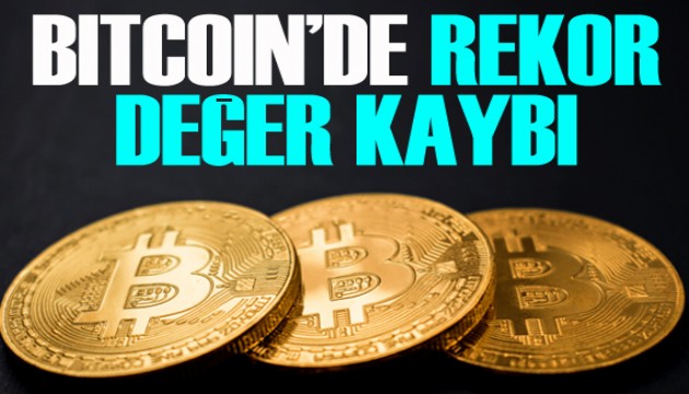 Bitcoin'de rekor değer kaybı