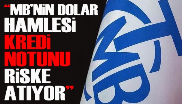 MB'nin dolar hamlesi kredi notunu riske atıyor!