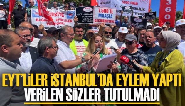 EYT'ler İstanbul'da eylem yaptı: Verilen sözler tutulmadı