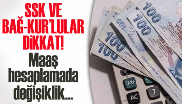 SSK ve Bağ-Kur'lular dikkat!