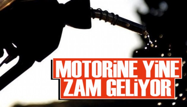 Motorine yine zam geliyor!