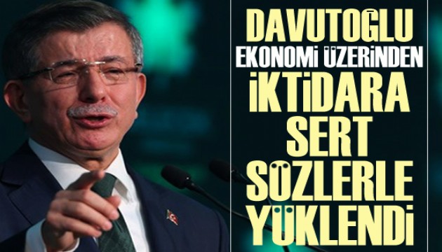 Davutoğlu: Halkımız açlık sınırında yaşamanın çilesini çekiyor