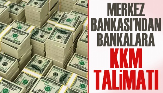 Merkez Bankası'ndan bankalara KKM talimatı