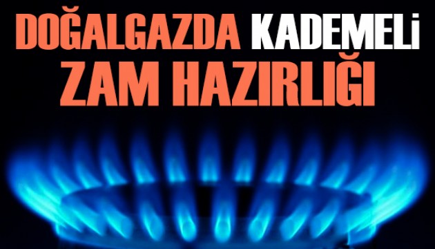 Doğalgazda kademeli zam hazırlığı!