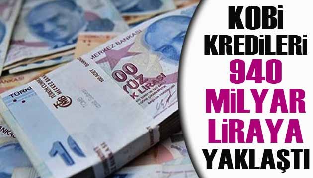 KOBİ kredileri 938 milyar 767 milyon liraya ulaştı