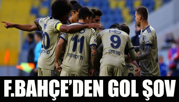 Fenerbahçe'den Gençlerbirliği deplasmanında gol şov : 5 - 1