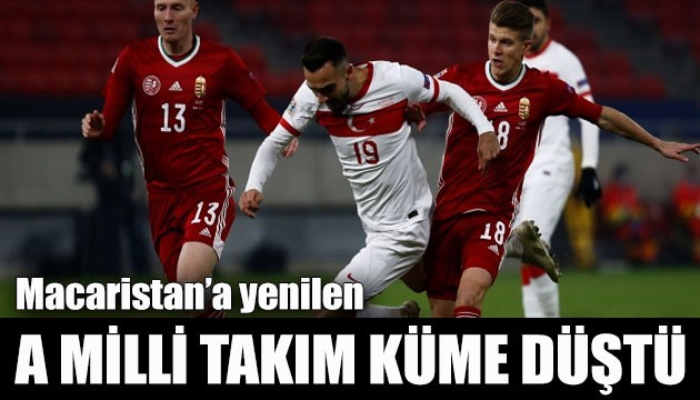 A Milli Futbol Takımı, C Ligi'ne düştü