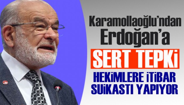 Karamollaoğlu'ndan Erdoğan'a sert tepki