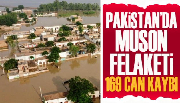 Pakistan'da muson felaketi: 169 can kaybı