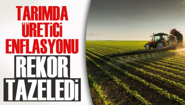 TÜİK açıkladı: Tarımda üretici enflasyonu rekor tazeledi