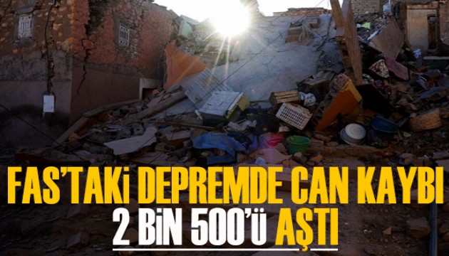 Fas'taki depremde can kaybı arttı!