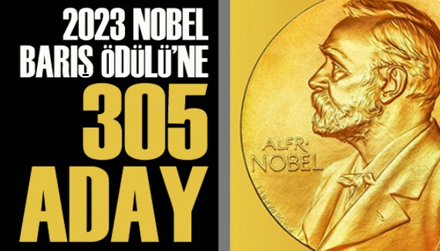 2023 Nobel Barış Ödülü'ne 305 aday