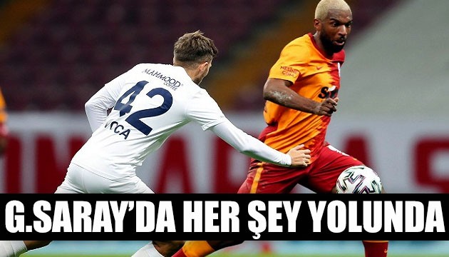 Galatasaray'da her şey yolunda; Ankaragücü'nü tek golle geçti