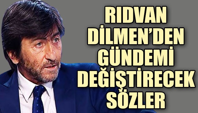 Rıdvan Dilmen'den gündemi değiştirecek sözler: Futbol camiasında 'Temiz Eller' operasyonu yapması lazım