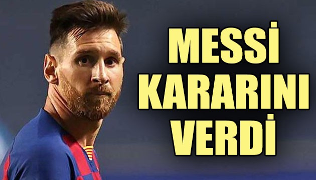 Lionel Messi, Barcelona'da kaldı