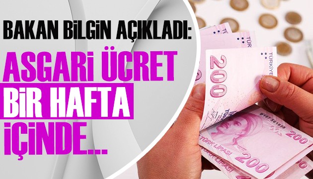 Asgari ücret için tarih verildi!