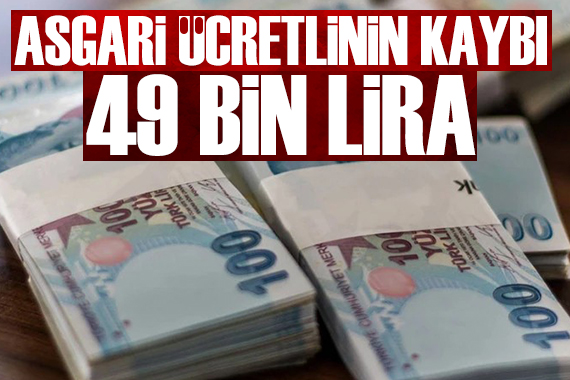 Alaattin Aktaş: Asgari ücretlinin kaybı 49 bin lira