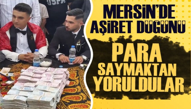 Aşiret düğünü: Kilolarca altın milyonlarca lira para takıldı