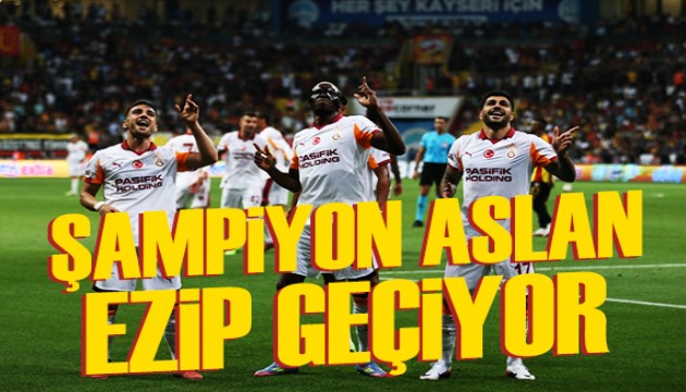 Şampiyon Aslan ezip geçiyor | Spor manşetleri