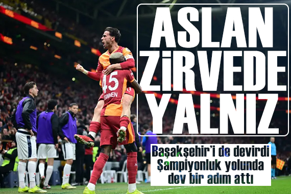 Galatasaray zirvede yalnız kaldı: Puan farkı 7'ye çıktı
