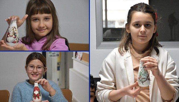 Atıklar sanat eserine dönüşüyor