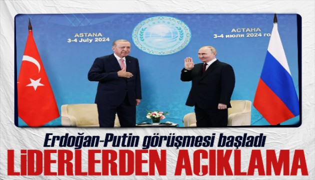 Erdoğan ile Putin arasında görüşme! Liderlerden açıklama