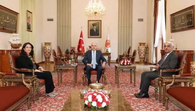 Meclis Başkanı, DEM heyetini kabul etti