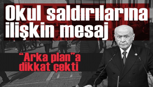 Bahçeli'den 
