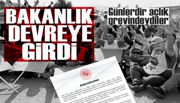 Madenciler eylemdeydi: Bakanlık devreye girdi