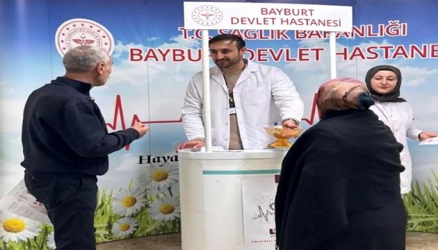 Vatandaşlara kalp sağlığı bilgilendirmesi yapıldı