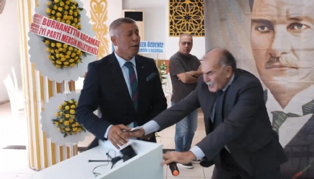 İYİ Parti kongresinde kavga çıktı