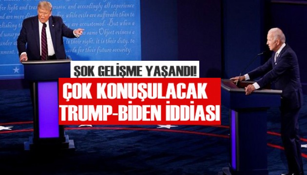 Trump-Biden için şok iddia!