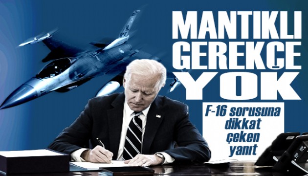 Biden'dan F-16 sorusuna dikkat çeken yanıt