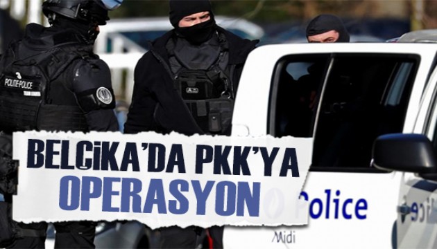 Belçika'da PKK'nın televizyon kanallarına operasyon