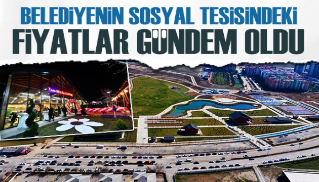 Ankara Büyükşehir Belediyesi'nin açtığı Batıkent Rekreasyon Alanı'ndaki kafe fiyatlarıyla sosyal medyada ilgi gördü