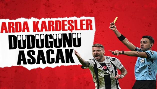 Beşiktaş'tan çok sert hakem açıklaması: Arda Kardeşler derhal düdüğünü asacak!