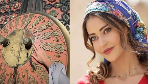 Ünlü güzel Tuğba Melis Türk kutsal topraklara gitti