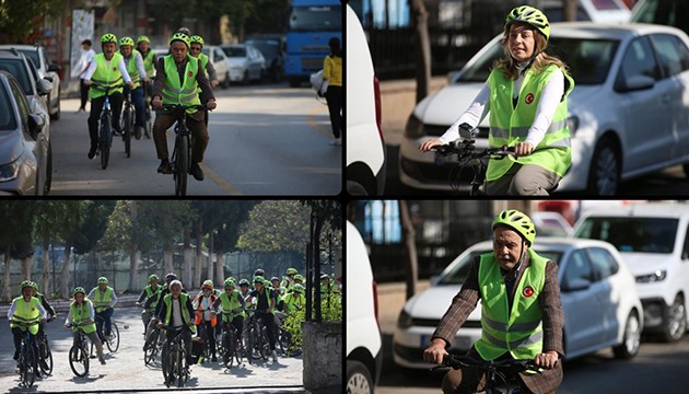 Bu lisedeki tüm öğrenci, öğretmen ve çalışanlar okula bisikletle gidiyor
