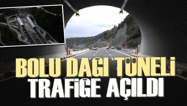 Bolu Dağı Tüneli İstanbul yönü ulaşıma açıldı