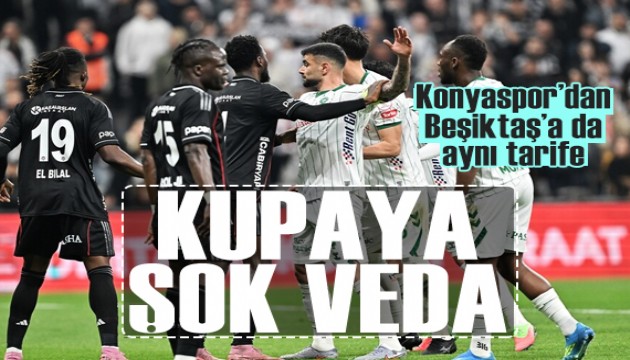 Beşiktaş'tan kupaya şok veda