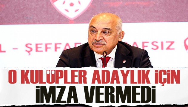 Büyükekşi'nin adaylığı için o takımlar imza vermedi